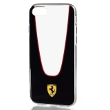 Ferrari Back Case etui na iPhone 7/8/SE 2020 przeźroczyste/czarne