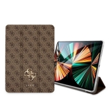 Guess 4G Collection Book Cover brąz iPad 12.9 2021