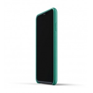 Mujjo Full Leather Wallet etui skórzane do iPhone 11 Pro Max (zielone)-2