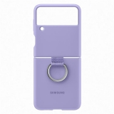 Etui Samsung EF-PF711TVEGWW do Galaxy Flip 3 lawendowy/lavender Silicone Cover Ring