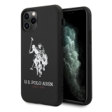 US Polo Silicone Collection etui na iPhone 11 Pro czarne