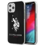 US Polo Shiny Big Logo etui na iPhone 12 Pro Max czarne
