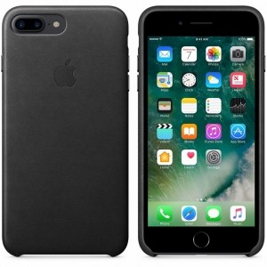 Apple iPhone 7/8 Plus Leather Case czarny