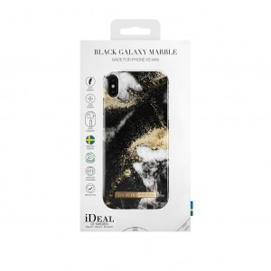 iDeal Of Sweden etui do iPhone Xs Max (Black Galaxy Marble)box