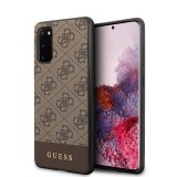 Guess 4G Bottom Stripe Collection - Etui Samsung Galaxy S20 (brązowy)-1155130