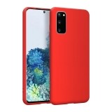 Crong Color Cover - Etui Samsung Galaxy S20 (czerwony)-1162066