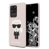 Karl Lagerfeld Fullbody Silicone Iconic - Etui Samsung Galaxy S20 Ultra (Pink)-1512625