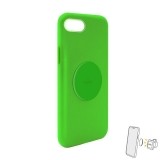 PURO ICON+ Cover - Etui magnetyczne iPhone SE 2020 / 8 / 7 / 6s / 6 (fluo zielony)-1609312