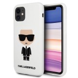 Karl Lagerfeld Fullbody Silicone Iconic - Etui iPhone 11 (White)-1618965