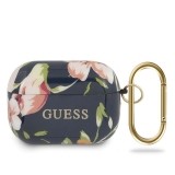 Guess Flower Collection N3 - Etui Airpods Pro (Blue)-1637017