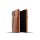 Mujjo Full Leather Wallet Case - etui skórzane do iPhone 12 Pro Max (brązowe)-2064408