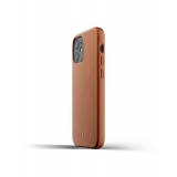 Mujjo Full Leather Case - etui skórzane do iPhone 12 mini (brązowe)-2064416