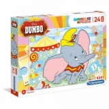Clementoni - Puzzle Dumbo Maxi 24 ele.-2069638
