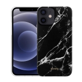 Crong Marble Case - Etui iPhone 12 Mini (czarny)-2231788