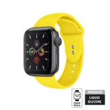 Crong Liquid - Pasek do Apple Watch 38/40 mm (żółty)-2305323