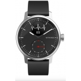 Withings Scanwatch - zegarek z funkcją EKG, pomiarem pulsu i SPO2 oraz mierzeniem aktwyności fizycznej i snu (42mm, blac