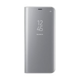 Samsung Clear View Standing Cover - Etui z klapką Samsung Galaxy S8  w/ stand-up (srebrny)-242536