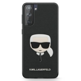 Karl Lagerfeld Saffiano Ikonik Karl`s Head - Etui Samsung Galaxy S21+ (czarny)-2456111
