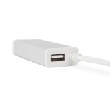 Moshi USB 3.0 to Gigabit Ethernet Adapter - Aluminiowa przejściówka z USB 3.0 na Gigabit Ethernet (srebrny)-253112
