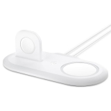 SPIGEN MAGFIT DUO APPLE MAGSAFE & APPLE WATCH CHARGER STAND WHITE-2760112