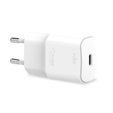 PURO White Mini Fast Travel Charger - Ładowarka sieciowa USB-C Power Delivery 20W (biały)-2762782