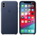 Apple Leather Case - Skórzane etui iPhone Xs Max (nocny błękit)-278823