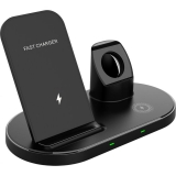 TECH-PROTECT W55 WIRELESS CHARGING STATION BLACK-2789396