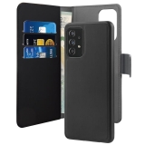 PURO Wallet Detachable - Etui 2w1 Samsung Galaxy A72 5G / A72 4G (czarny)-2797029