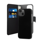 PURO Wallet Detachable - Etui 2w1 iPhone 13 Mini (czarny)-3114486