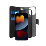 PURO Wallet Detachable - Etui 2w1 iPhone 13 Pro (czarny)-3114583