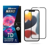Crong 7D Nano Flexible Glass - Niepękające szkło hybrydowe 9H na cały ekran iPhone 13 mini-3114852