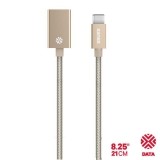Kanex przejściówka DuraBraid™ Aluminium z USB-C na USB 3.0 typ A (Gold)-318272
