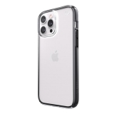 Speck Presidio Perfect-Clear with Impact Geometry - Etui iPhone 13 Pro Max z powłoką MICROBAN (Clear/Black)-3372426