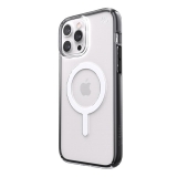 Speck Presidio Perfect-Clear with Impact Geometry + MagSafe - Etui iPhone 13 Pro Max z powłoką MICROBAN (Clear/Black)-33