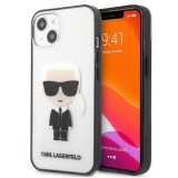 Karl Lagerfeld Ikonik Karl - Etui iPhone 13 mini (przezroczysty / czarna ramka)-3476266