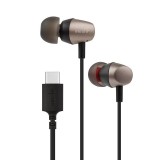Moshi Mythro C - Aluminiowe słuchawki dokanałowe USB-C z mikrofonem (Gunmetal Gray)-360439