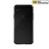 Just Mobile TENC Air Case - Etui iPhone Xs / X (Crystal Black)-360580
