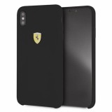 Ferrari Silicone Hard Case - Etui iPhone Xs Max (czarny)-361955