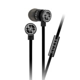 Guess Wire earphones - Uniwersalne słuchawki przewodowe (czarny/srebrny)-361959