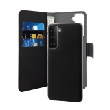 PURO Wallet Detachable - Etui 2w1 Samsung Galaxy S21 FE (czarny)-3655232