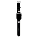 Karl Lagerfeld Silicone Karl & Choupette Heads – Pasek do Apple Watch 42/44/45 mm (czarny)-3717044