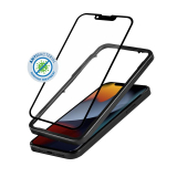 Crong Anti-Bacterial 3D Armour Glass – Szkło hartowane 9H na cały ekran iPhone 14 / iPhone 13 / iPhone 13 Pro + ramka in