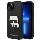 Karl Lagerfeld Saffiano Karl Head Patch Case – Etui iPhone 14 (czarny)-4370109