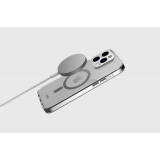 Moshi iGlaze MagSafe - Etui iPhone 14 Plus (Luna Silver)-4370314