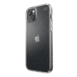 Speck Presidio Perfect-Clear with Glitter - Etui iPhone 14 Plus z powłoką MICROBAN (Clear / Gold Glitter)-4371589