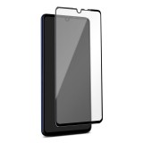 PURO Frame Tempered Glass - Szkło ochronne hartowane na ekran Huawei P30 (czarna ramka)-450873