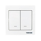 TKB Home TZ57 Plus - Dwukanałowy przełącznik światła Z-Wave Plus (biały)-466746
