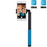 Momax Selfie Hero - Uniwersalny kij do selfie   pilot  Bluetooth (150 cm) (Black/Blue)-467990