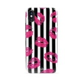 PURO Glam Miami Stripes - Etui iPhone Xs / X (Kiss)-469421