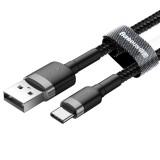 Baseus Cafule Cable - Kabel do ładowania i transmisji danych USB do USB-C 2 A, 2 m (szary/czarny)-587660